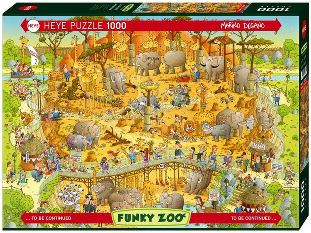 1000pc African Habitat Puzzle
