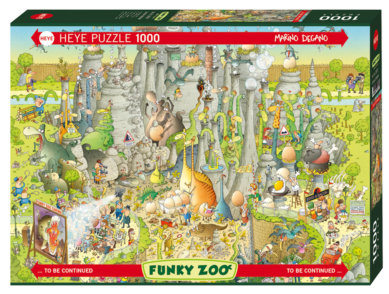 1000pc Jurassic Habitat Puzzle