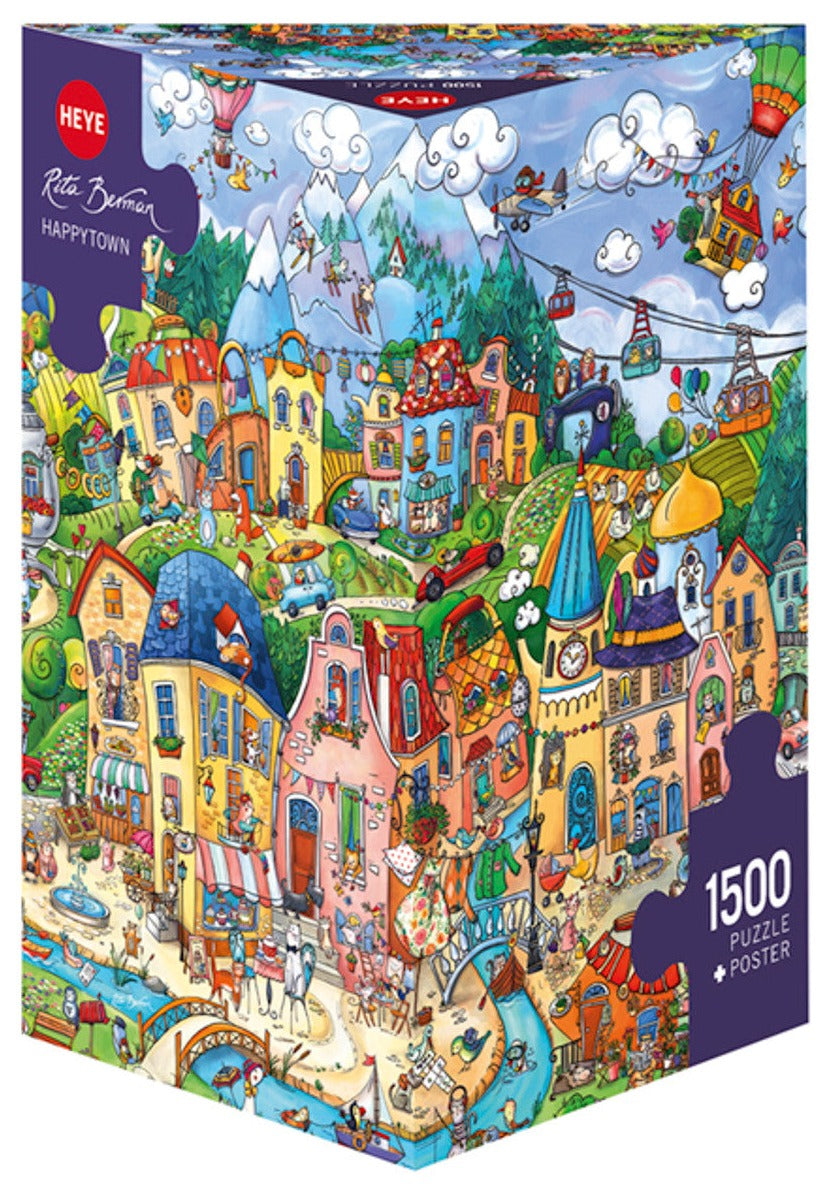 1500pc Happytown Puzzle Berman