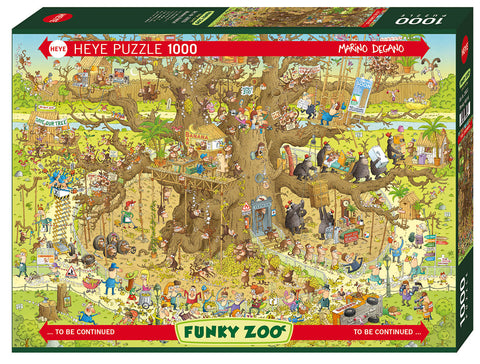 Monkey Habitat 1000pc Puzzle