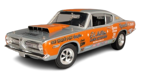 1/18 1968 Plymouth Barracuda Hemi S/Stock Ed Miller