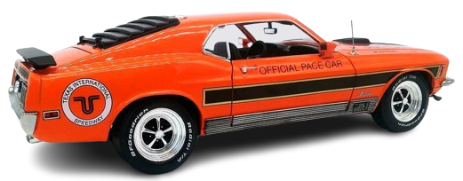 1/18 1970 Ford Mustang Mach 1 Texas International Speedway Official Pace Car