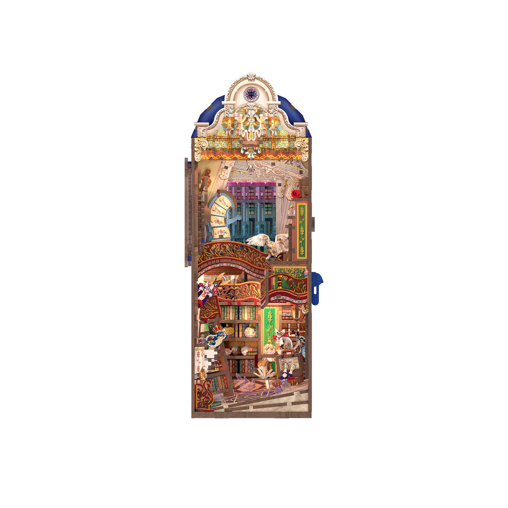 Assembled Magical Library book nook kit