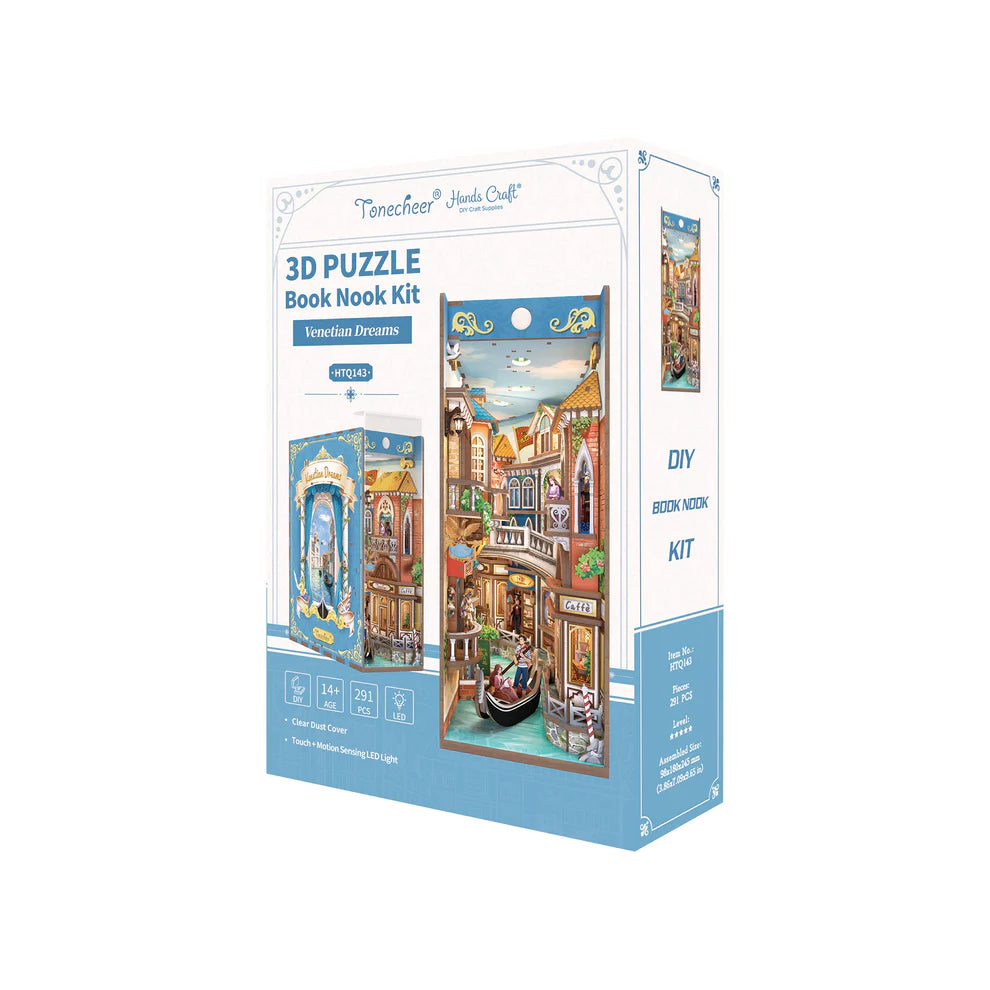 Package for Venetian Dream Book Nook Kit.