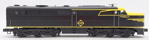 Model train of an Erie Alco PA-1 Engine.