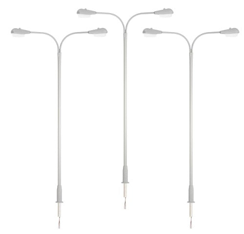 3 double arm highway lights.