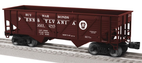 Model of a Pennsylvania 2 bay hopper.