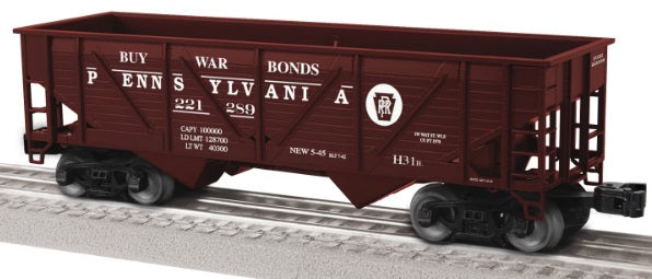 Model of a Pennsylvania 2 bay hopper.