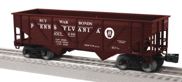 Model of a Pennsylvania 2 bay hopper.