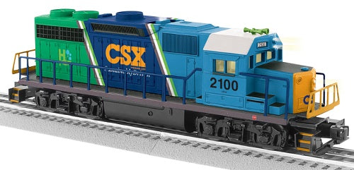 Lionel model of CSX GP38 engine.