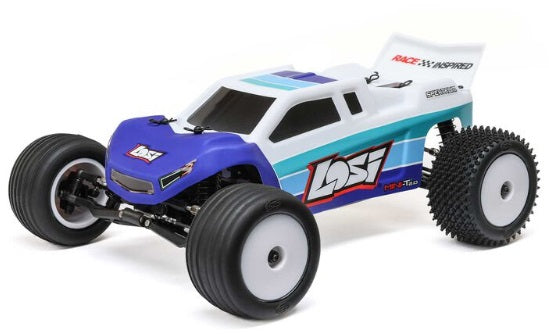 1/18 Mini-T 2.0 2S 2WD RTR Brushless Stadium Truck (Battery & Charger included) Blue