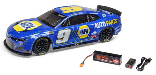 1/12 NASCAR RC Race Car Chase Elliott No. 9 NAPA 2025 Chevrolet Camaro ZL1 2S AWD RTR Brushed On-Road (Battery & Charger Included)