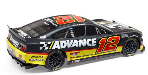 1/12 NASCAR RC Race Car Ryan Blaney No. 12 Advance Auto 2025 Ford Mustang 2S AWD RTR Brushed On-Road (Battery & Charger Included)