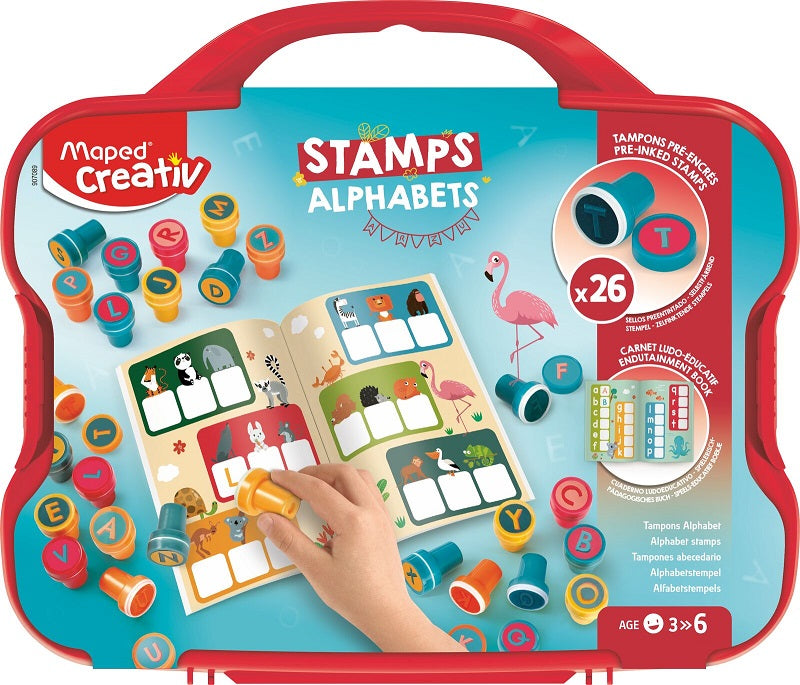 Creativ Learn the Alphabet Stamps 27pc Kit