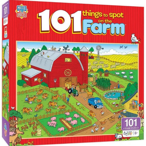 101 Things to Spot on a Farm 101pc Puzzle