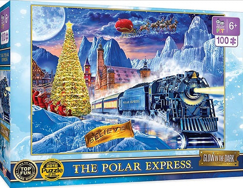 Polar Express Glow in the Dark 100c Puzzle