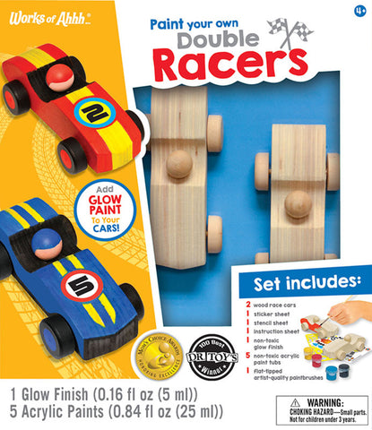 Paint Your Own Double Racers Kit