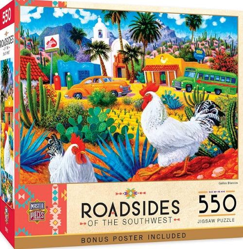 Gallos Blancos 550pc Puzzle