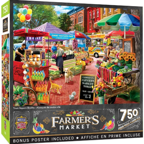 Town Square Booths 750pc Puzzle