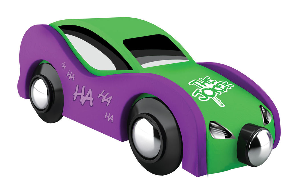 Joker Car Wooden Train