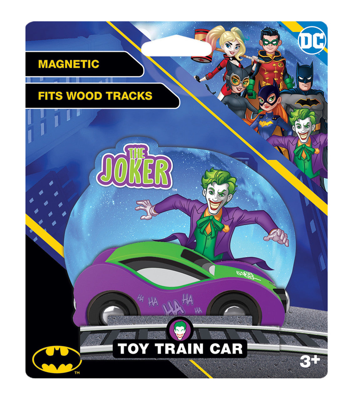 Joker Car Wooden Train