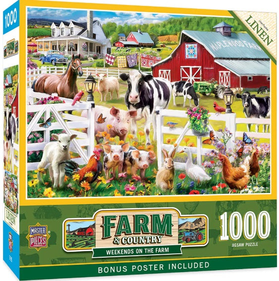 1000pc Weekends on the Farm Pu