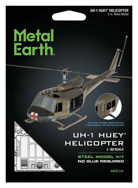 UH-1 Huey Helicopter Metal Earth