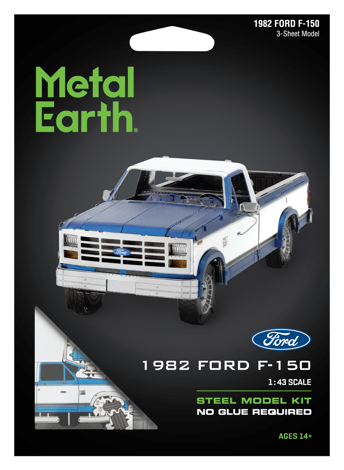 82 Ford F-150 Metal Earth