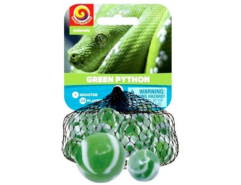 Mega Marbles Green Python Marbles