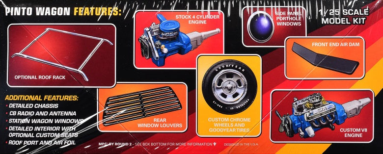Collection of various Pinto Wagon components 
