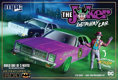 1/25 1978 Dodge Monaco Batman Joker Goon Car Model Kit