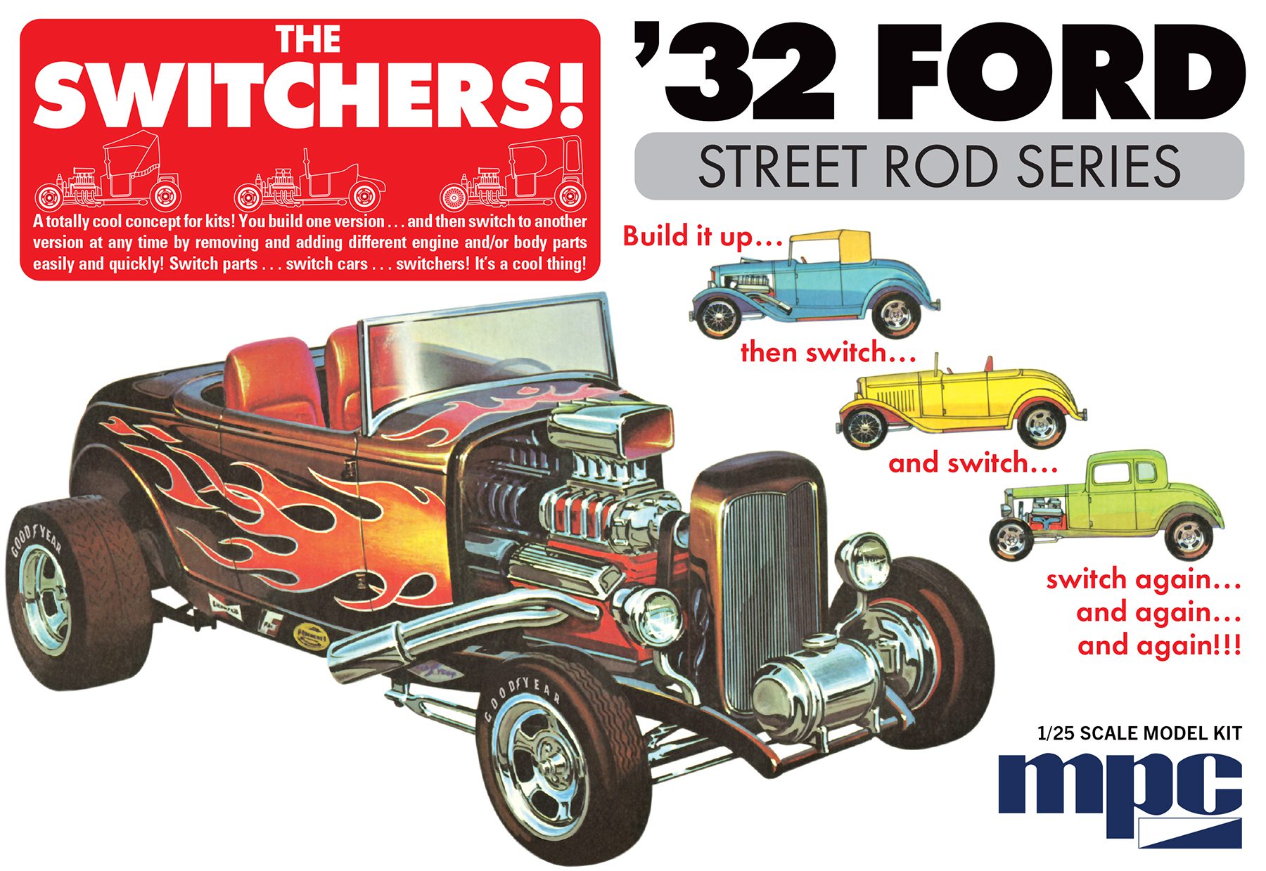 1/25 1932 Ford Switchers Roadster/Coupe Street Rod Series