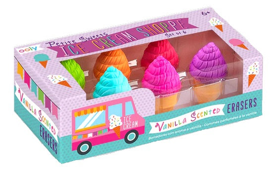 Petite Sweets Ice Cream Shoppe Scented Erasers