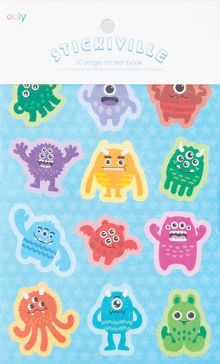 Stickiville Monster Sticker Book