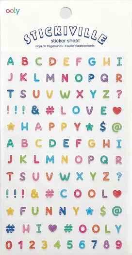 Alphabet Stickers