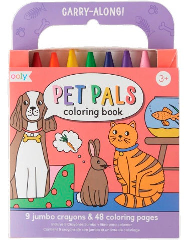 Carry Along Coloring Pet Pals