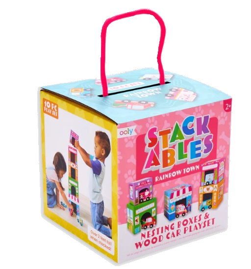 Rainbow Town Stackables