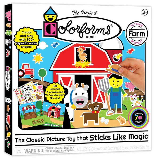 Colorform Farm Playset