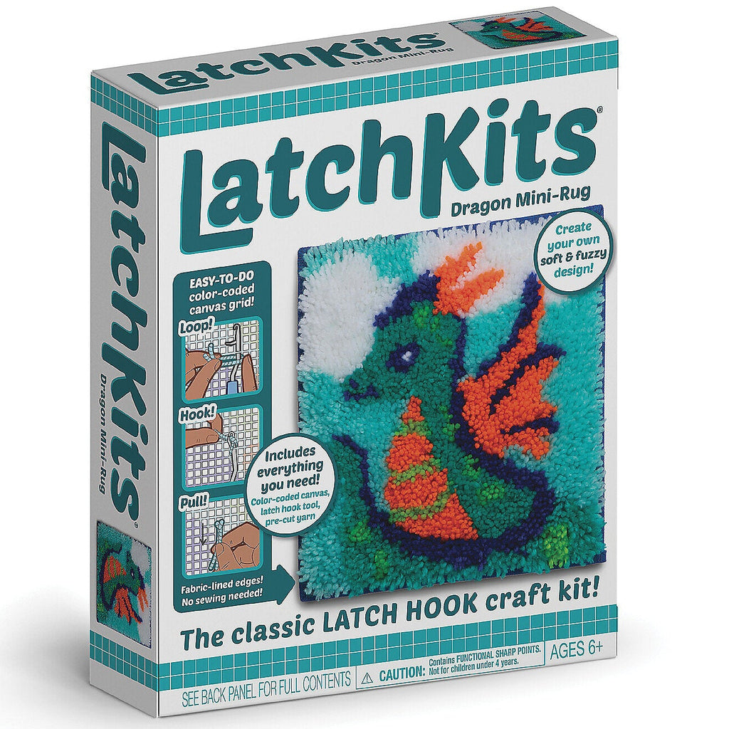 LatchKits Latch Hook Craft Kit: Dragon