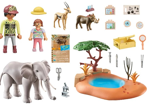 Elephant at the Waterhole Wilt