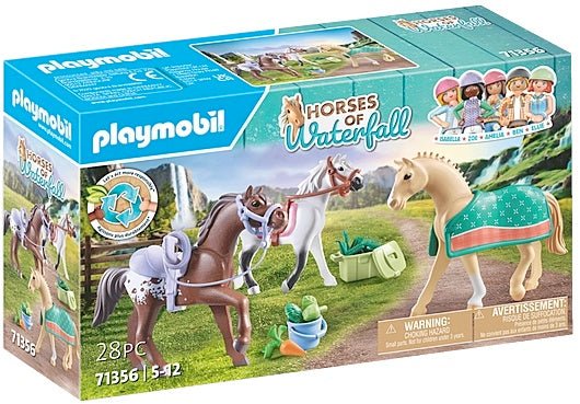 3 Horse Set Morgan/Quarter Hor