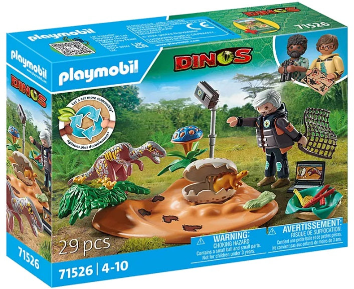 Stegosaurus Nest w/Egg Thief