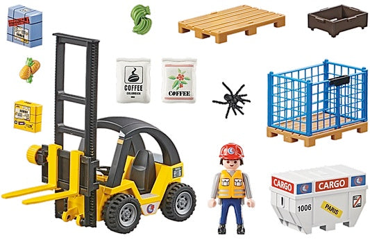 Forklift Truck w/Cargo