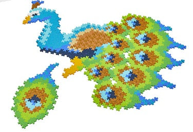 Peacock Puzzle by Number