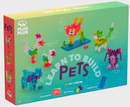 Plus Plus Learn to Build Pets