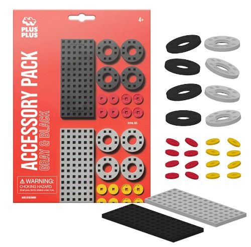 Package showing base boards, wheels and tires.