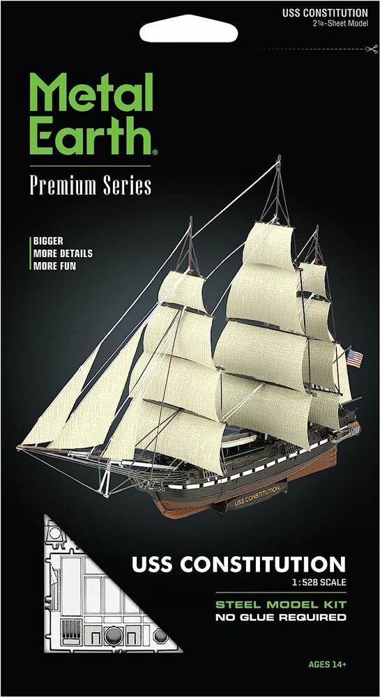 Metal Earth USS Constitution Premium