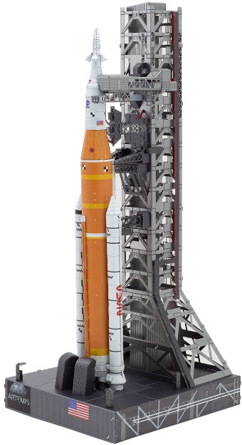 Artemis Moon Rocket Metal Eart