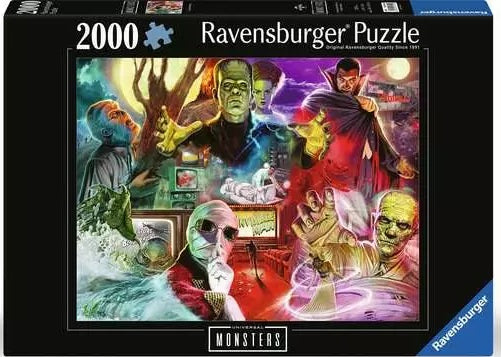 Ravensburger puzzle box for Universal Monsters Puzzle