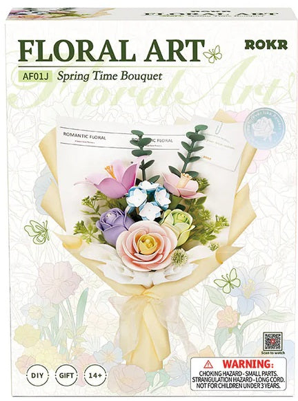 Package for Spring Time Bouquet plastic model kit.